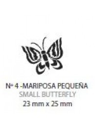 Plantilla aerografo Nº4 Mariposa Pequeña Laurendor